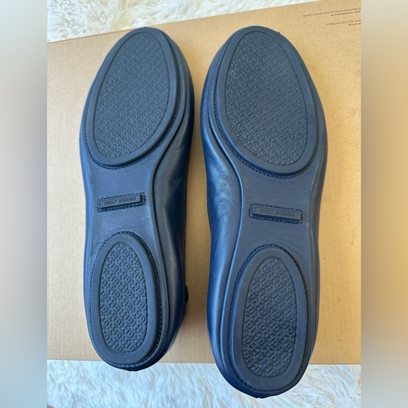 Tory Burch Minnie Travel Navy Blue Ballet Flats Size: 10 M - Picture 3 of 5